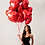 Thumbnail: Hot Red Heart Balloons Set