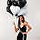 Thumbnail: Black & White Heart Balloons Gift Set
